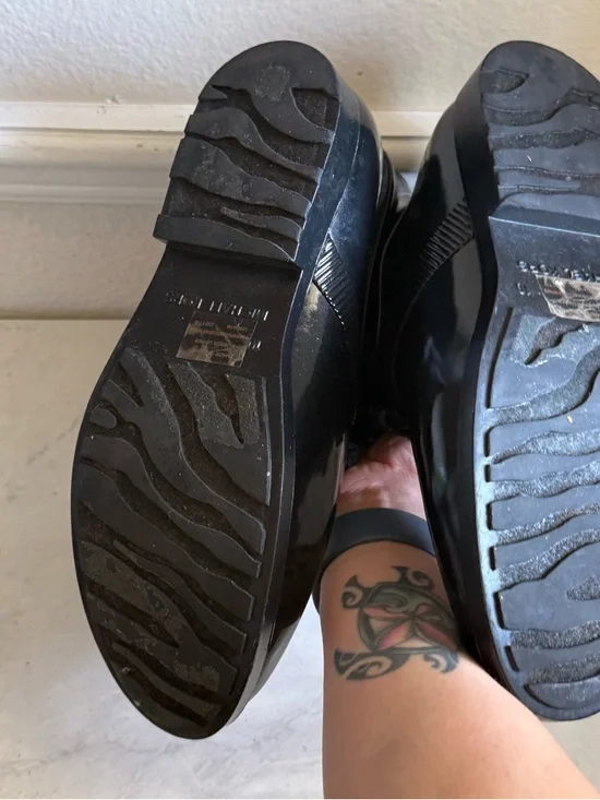 MICHAEL Michael Kors Glossy Black Mid-Calf Rain Boots - Picture 5 of 5